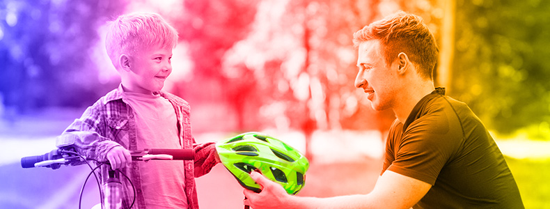 seguridad en bicicleta para niños